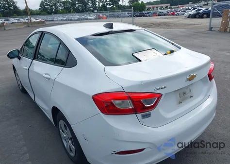2017 Chevrolet Cruze Ls Auto из США, поврежденный, VIN 1G1BC5SM3H7266704